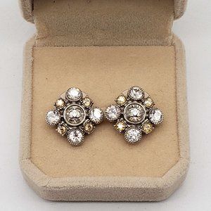 100% Authentic CHANEL CC Earrings with stone